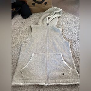 Kuhl Cream Sherpa Fleece Jacket/Vest